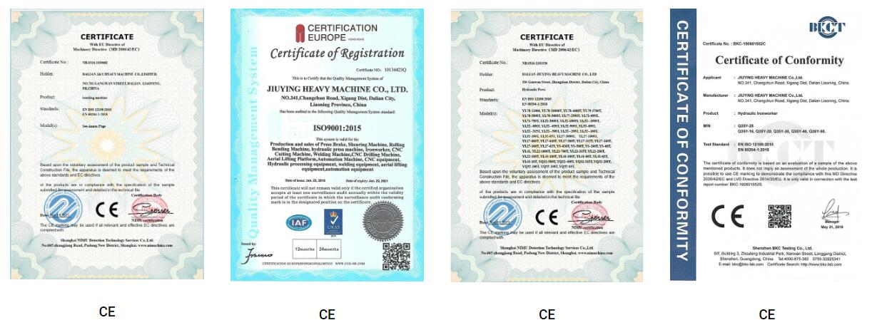 Jiuying CE certificate
